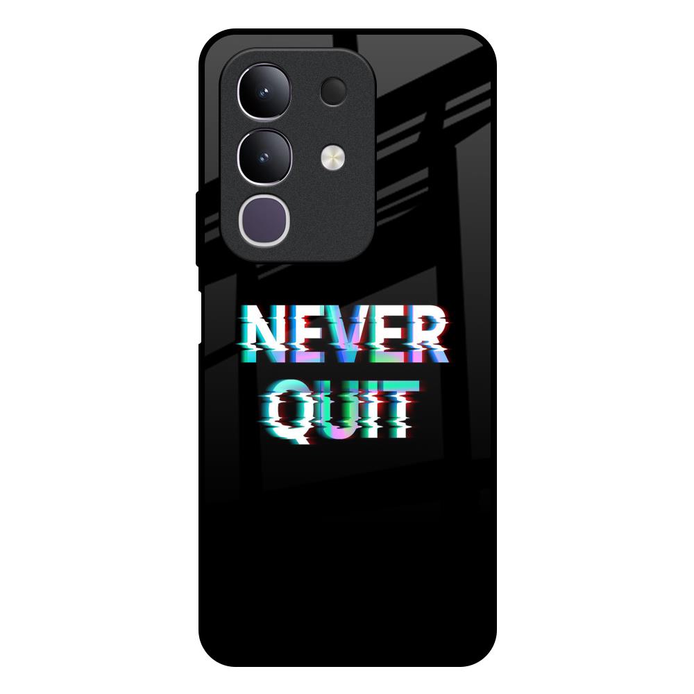 Never Quit Vivo T4x 5G Glass Back Cover Online
