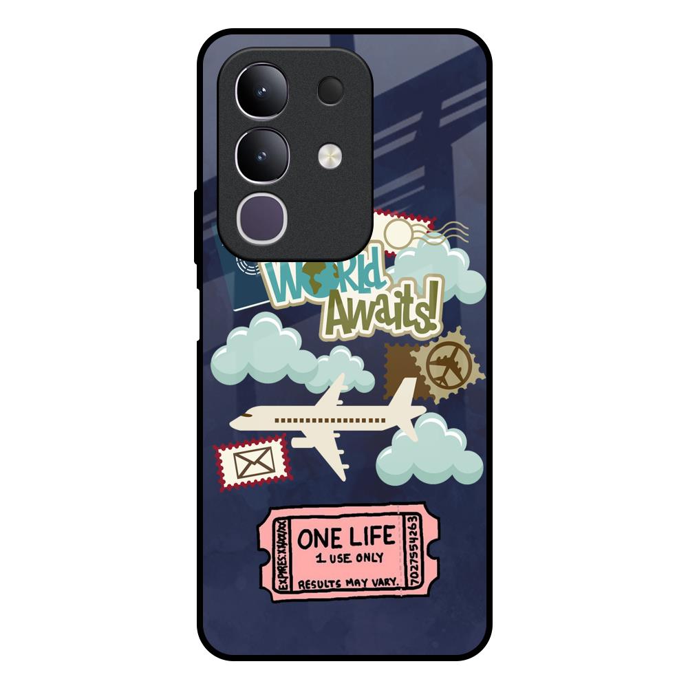 Tour The World Vivo T4x 5G Glass Back Cover Online