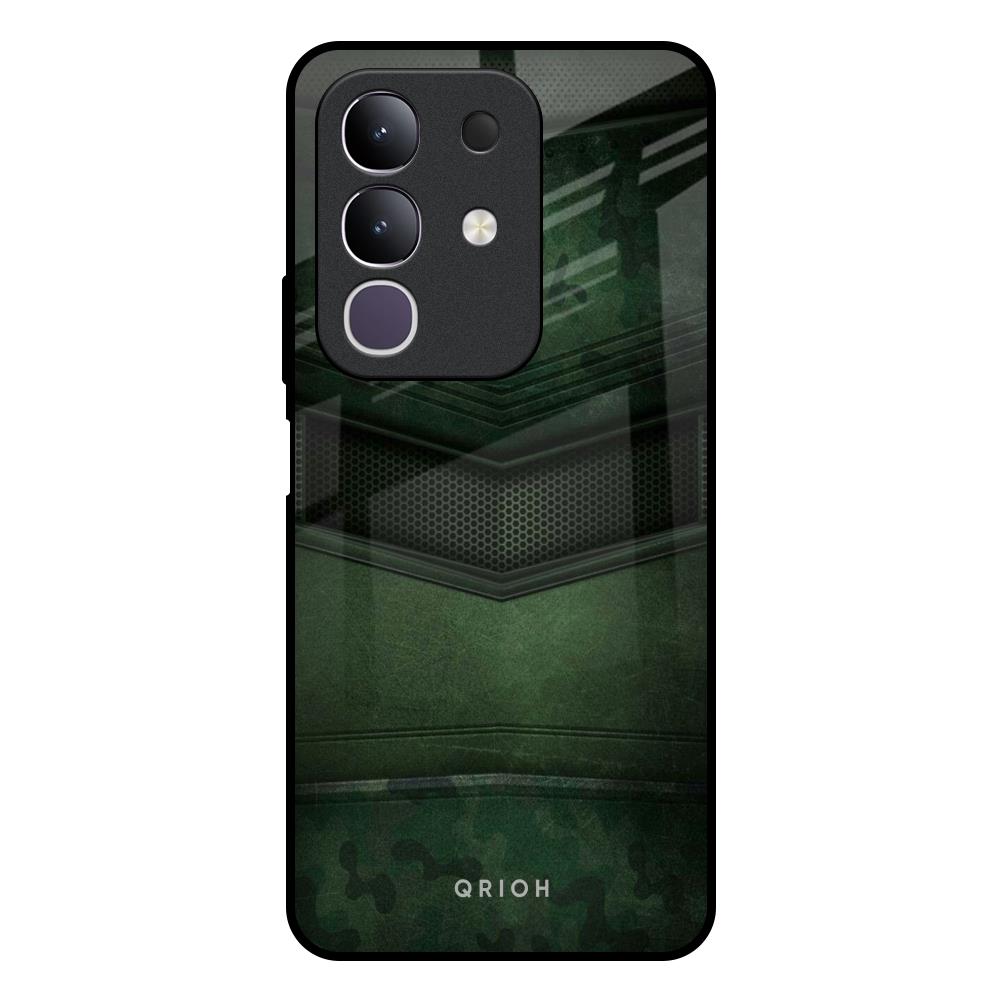 Green Leather Vivo T4x 5G Glass Back Cover Online