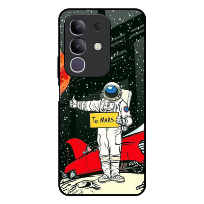 Astronaut on Mars Vivo T4x 5G Glass Back Cover Online
