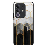 Tricolor Pattern Vivo T4x 5G Glass Back Cover Online