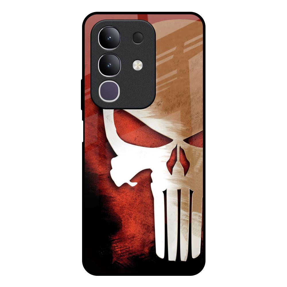 Red Skull Vivo T4x 5G Glass Back Cover Online