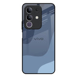 Navy Blue Ombre Vivo T4x 5G Glass Back Cover Online