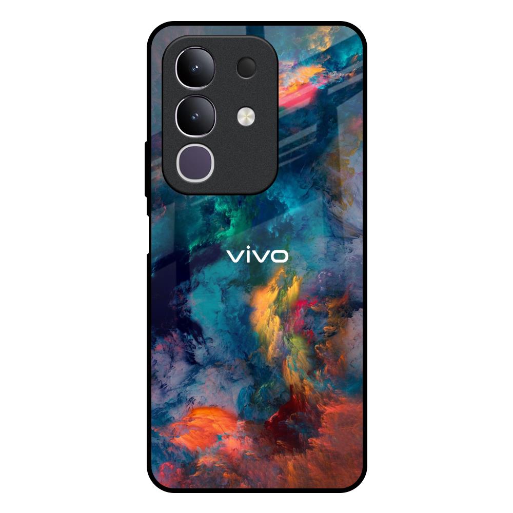 Colored Storm Vivo T4x 5G Glass Back Cover Online