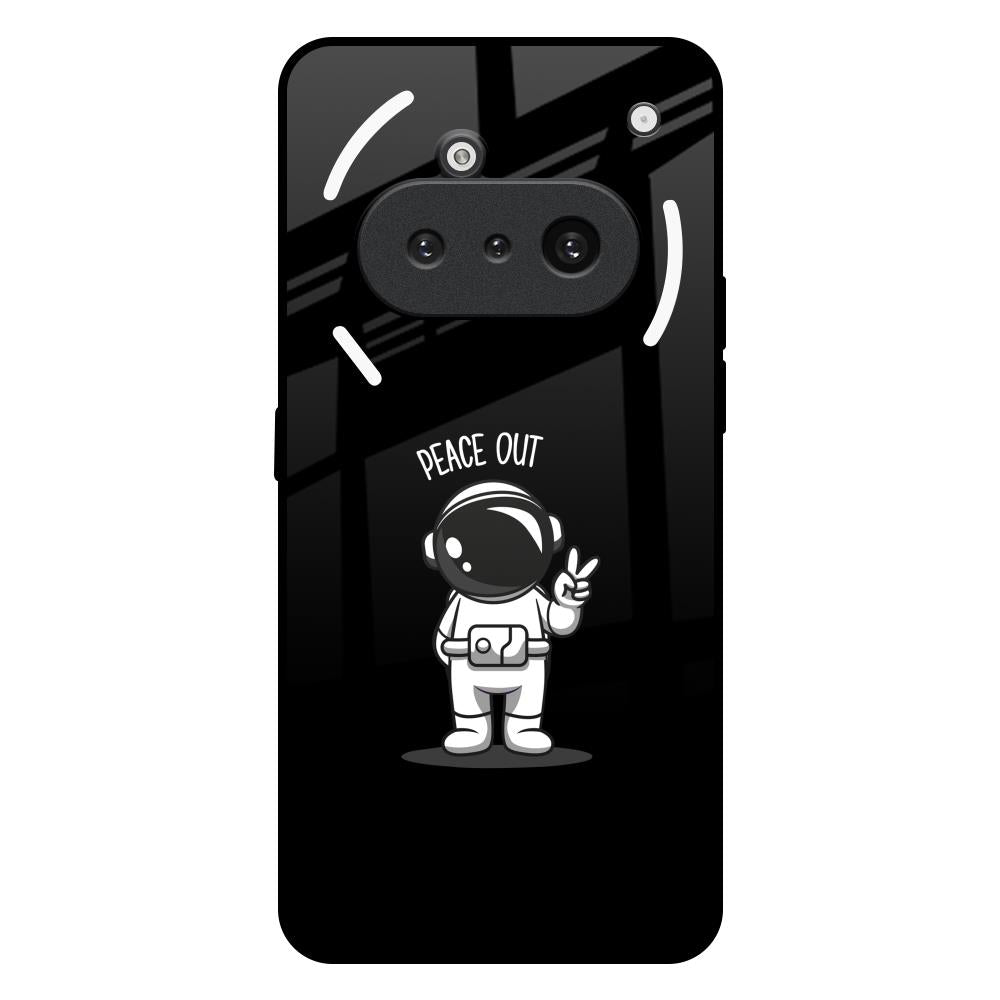 Peace Out Astro Nothing Phone 3a Glass Back Cover Online