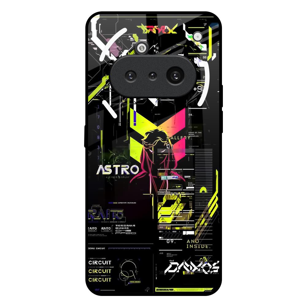 Astro Glitch Nothing Phone 3a Glass Back Cover Online