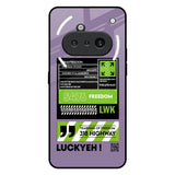 Run & Freedom Nothing Phone 3a Glass Back Cover Online