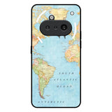 Travel Map Nothing Phone 3a Glass Back Cover Online