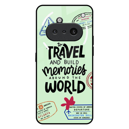 Travel Stamps Nothing Phone 3a Glass Back Cover Online