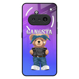 Gangsta Bear Nothing Phone 3a Glass Back Cover Online