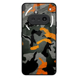 Camouflage Orange Nothing Phone 3a Glass Back Cover Online