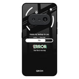 Error Nothing Phone 3a Glass Back Cover Online