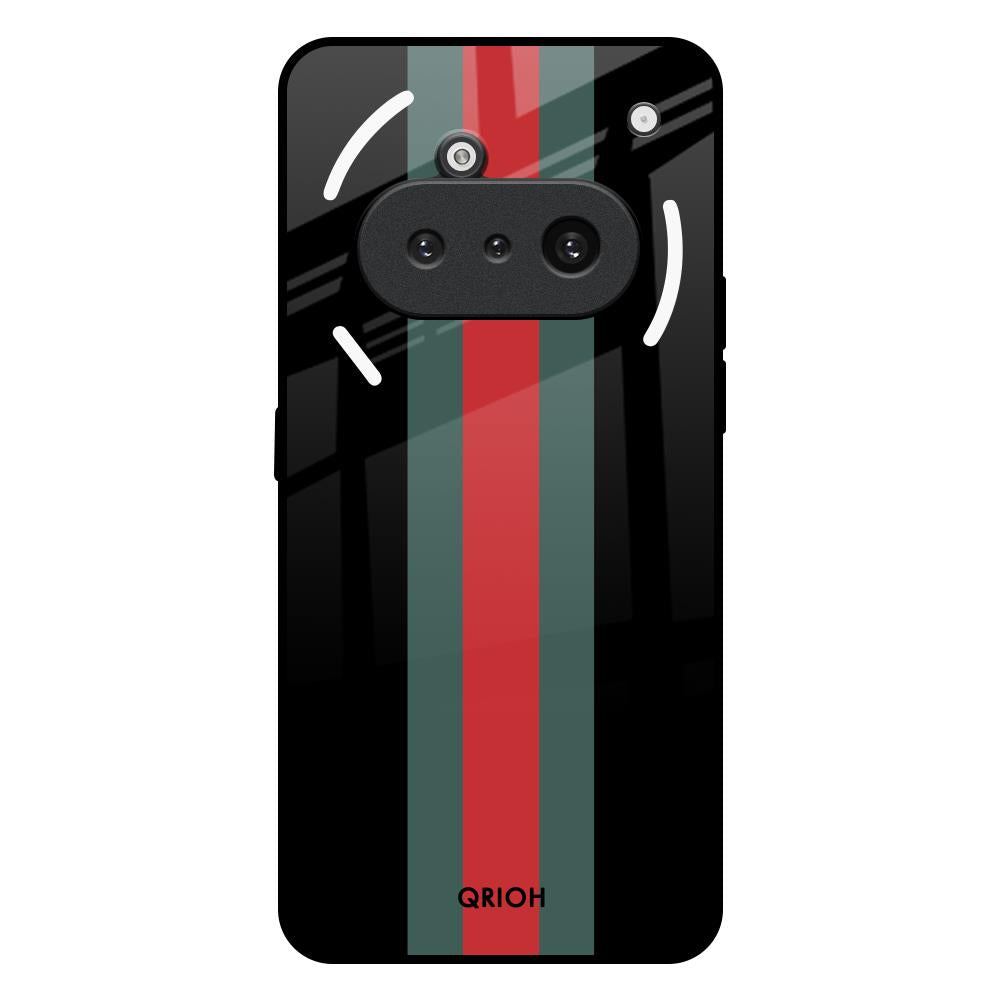 Vertical Stripes Nothing Phone 3a Glass Back Cover Online