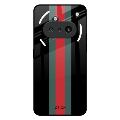 Vertical Stripes Nothing Phone 3a Glass Back Cover Online
