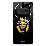 Lion The King Nothing Phone 3a Glass Back Cover Online