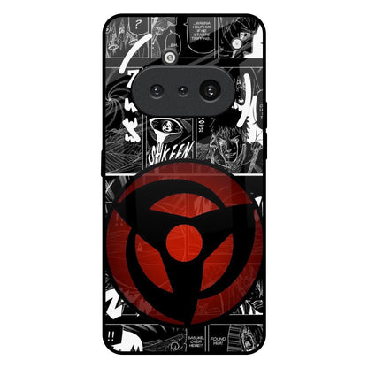 Sharingan Nothing Phone 3a Glass Back Cover Online