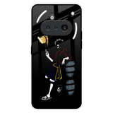 Luffy Line Art Nothing Phone 3a Glass Back Cover Online
