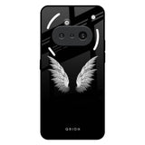 White Angel Wings Nothing Phone 3a Glass Back Cover Online