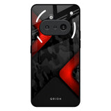 Modern Camo Abstract Nothing Phone 3a Glass Back Cover Online