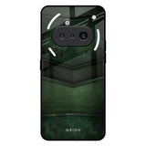 Green Leather Nothing Phone 3a Glass Back Cover Online