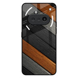 Tri Color Wood Nothing Phone 3a Glass Back Cover Online