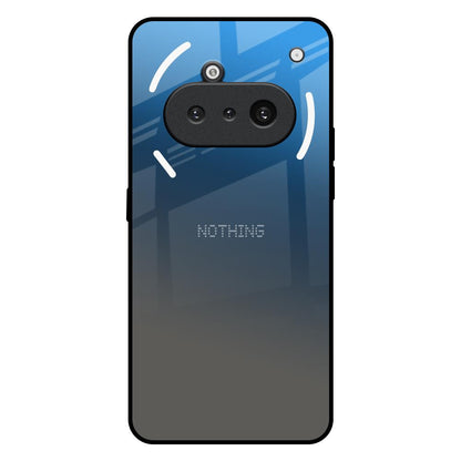 Blue Grey Ombre Nothing Phone 3a Glass Back Cover Online