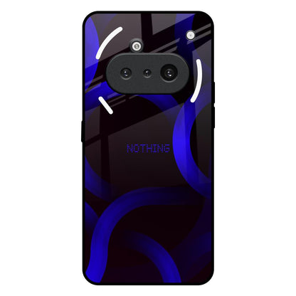 Blue Ring Light Nothing Phone 3a Glass Back Cover Online
