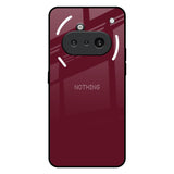 Classic Burgundy Nothing Phone 3a Glass Back Cover Online