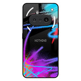 Brushy Color Nothing Phone 3a Glass Back Cover Online