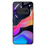 Colorful Fluid Nothing Phone 3a Glass Back Cover Online