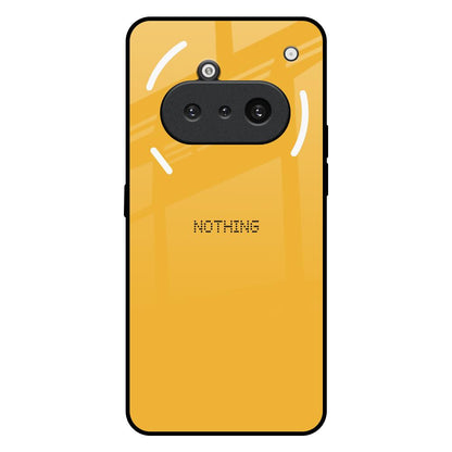 Fluorescent Yellow Nothing Phone 3a Glass Back Cover Online