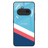Pink & White Stripes Nothing Phone 3a Glass Back Cover Online