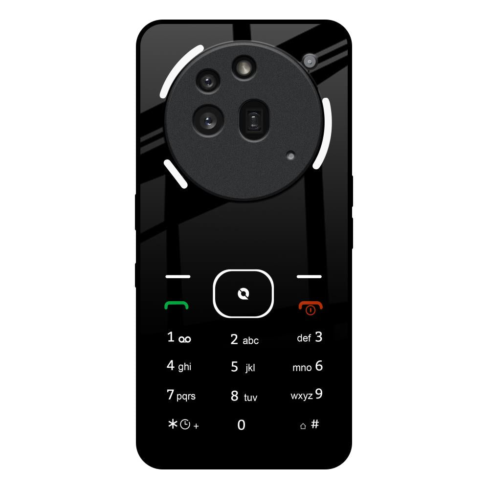 Classic Keypad Pattern Nothing Phone 3a Pro Glass Back Cover Online