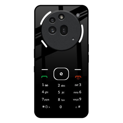 Classic Keypad Pattern Nothing Phone 3a Pro Glass Back Cover Online
