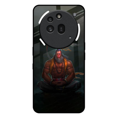 Lord Hanuman Animated Nothing Phone 3a Pro Glass Back Cover Online