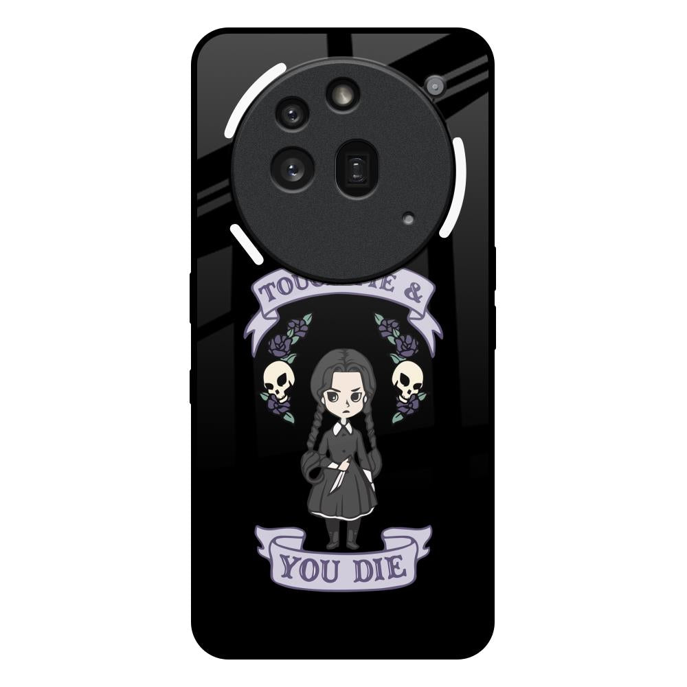 Touch Me & You Die Nothing Phone 3a Pro Glass Back Cover Online