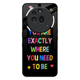 Magical Words Nothing Phone 3a Pro Glass Back Cover Online