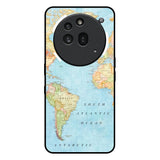 Travel Map Nothing Phone 3a Pro Glass Back Cover Online