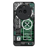 Green Camo Circuit Nothing Phone 3a Pro Glass Back Cover Online