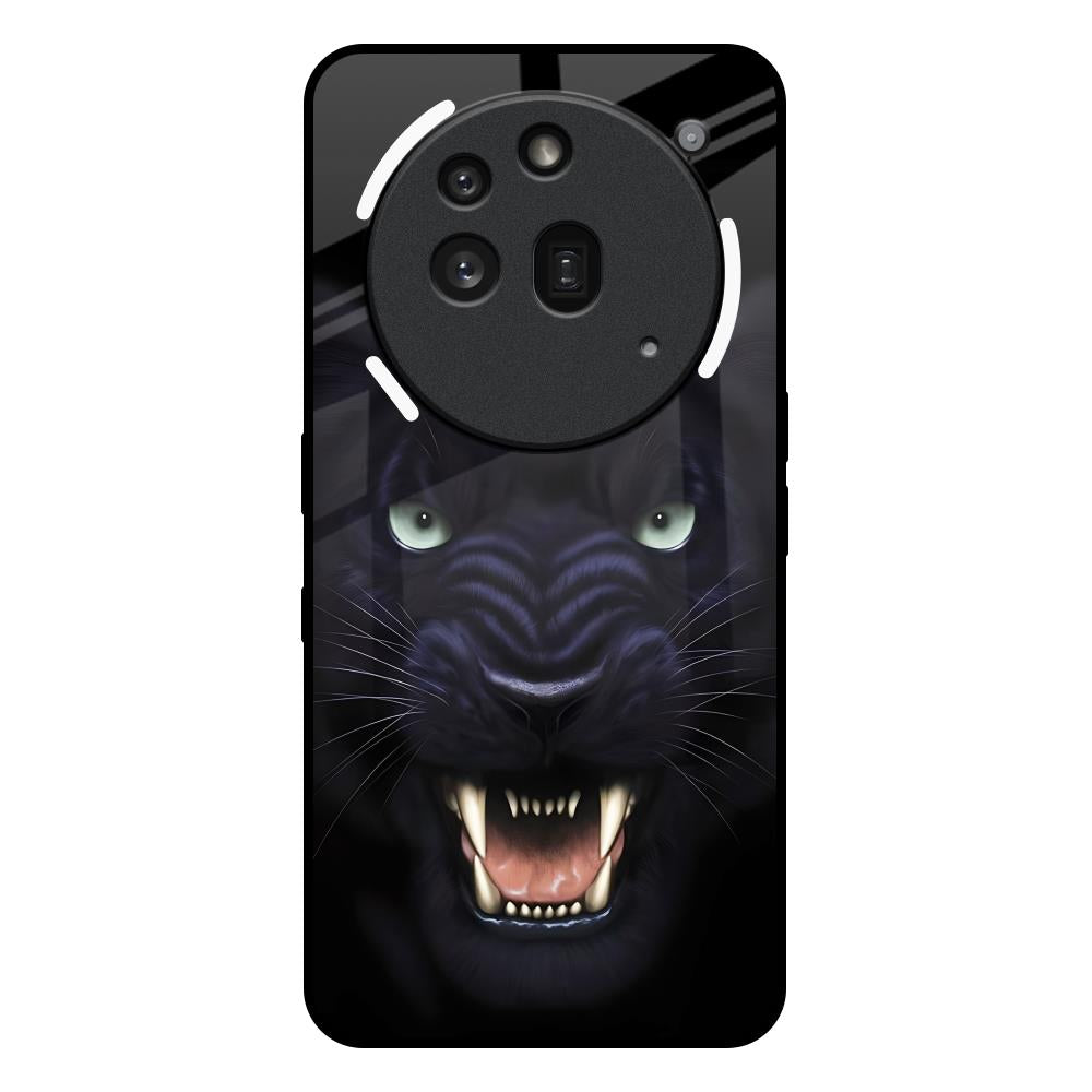 Angry Black Tiger Nothing Phone 3a Pro Glass Back Cover Online