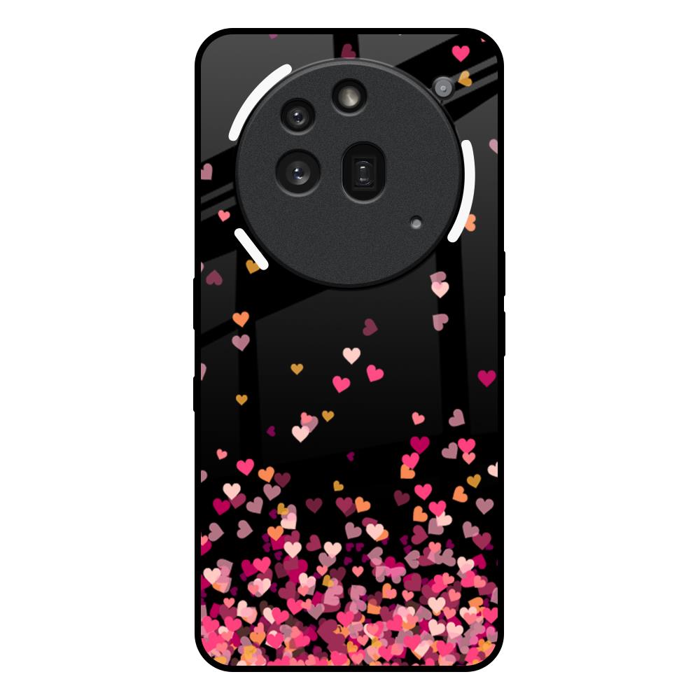 Heart Rain Fall Nothing Phone 3a Pro Glass Back Cover Online