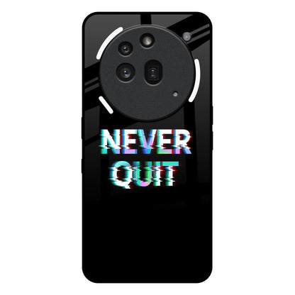 Never Quit Nothing Phone 3a Pro Glass Back Cover Online
