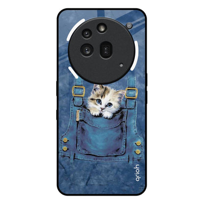 Kitty In Pocket Nothing Phone 3a Pro Glass Back Cover Online