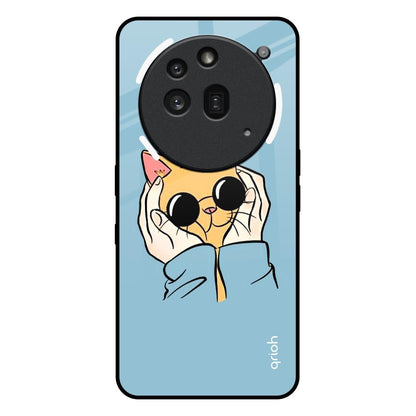 Adorable Cute Kitty Nothing Phone 3a Pro Glass Back Cover Online