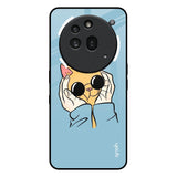 Adorable Cute Kitty Nothing Phone 3a Pro Glass Back Cover Online