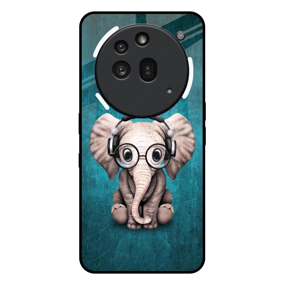 Adorable Baby Elephant Nothing Phone 3a Pro Glass Back Cover Online