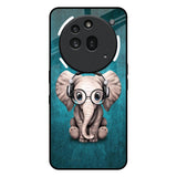 Adorable Baby Elephant Nothing Phone 3a Pro Glass Back Cover Online