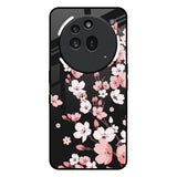 Black Cherry Blossom Nothing Phone 3a Pro Glass Back Cover Online