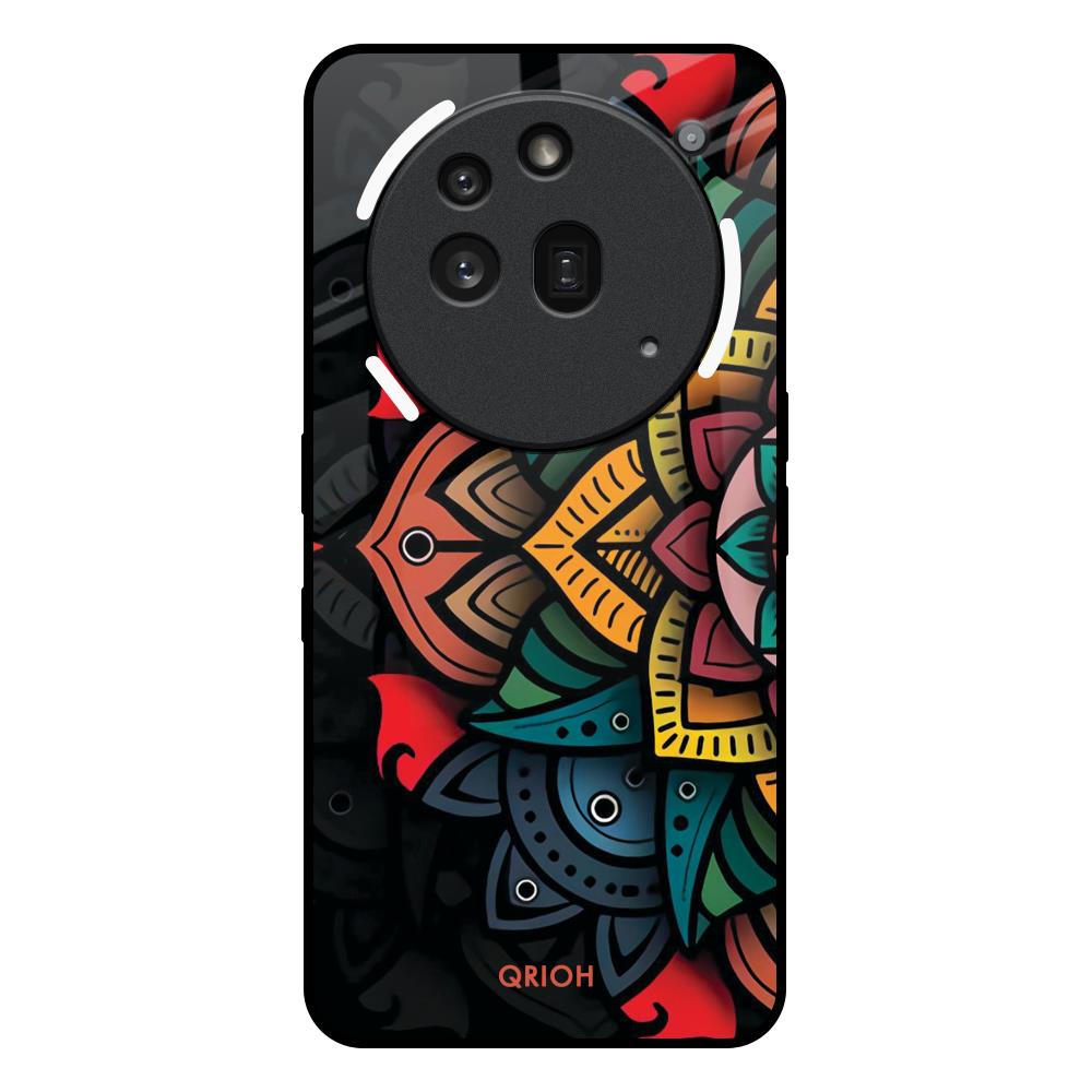 Retro Gorgeous Flower Nothing Phone 3a Pro Glass Back Cover Online