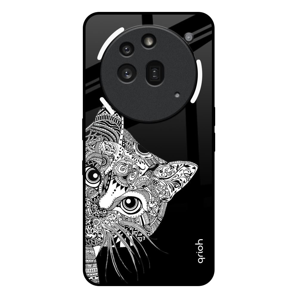 Kitten Mandala Nothing Phone 3a Pro Glass Back Cover Online